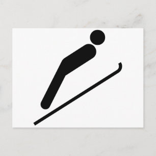 Ski Jump Briefkaart
