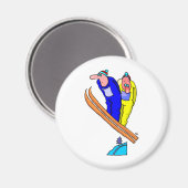 Ski Jump Magneet (Voorkant / Achterkant)