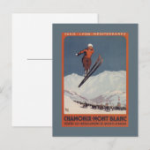 Ski Jump - PLM Olympic Promo Poster Briefkaart (Voorkant / Achterkant)