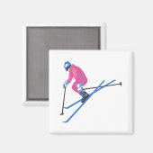 Ski Jumper Magneet (Voorkant / Achterkant)