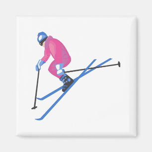 Ski Jumper Magneet