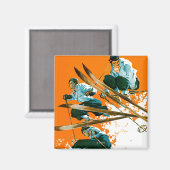 Ski Jumpers door Ski Weld Magneet (Voorkant / Achterkant)