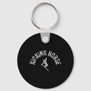 Ski Kicking Horse Ca Vintage Canada Skien Bc Cool Sleutelhanger
