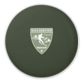 Ski Killington Vermont Keramische Knop (Voorkant)