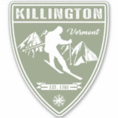 Ski Killington Vermont Sticker (Voorkant)