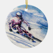 Ski-Label / Ornament (Voorkant)