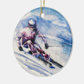 Ski-Label / Ornament (Links)