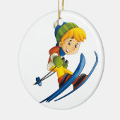 Ski-Label / Ornament (Links)