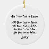 Ski-Label / Ornament (Achterkant)