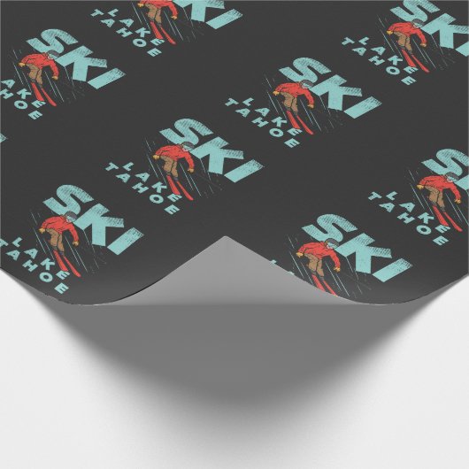 Ski Lake Tahoe Cadeaupapier (Hoek)