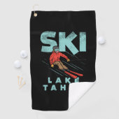Ski Lake Tahoe Golfhanddoek (Insitu)