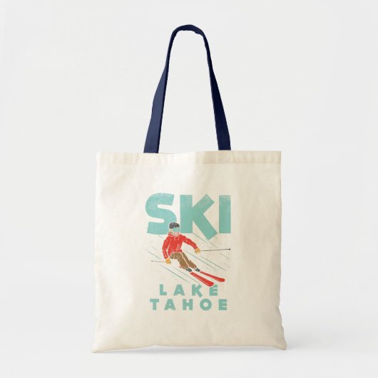 Ski Lake Tahoe Tote Bag (Voorkant)