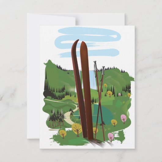 Ski-landschap (Voorkant)