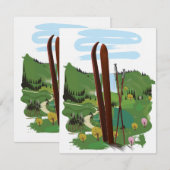 Ski-landschap (Voorkant / Achterkant)