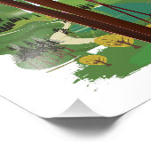 Ski-landschap Foto Afdruk (Hoek)