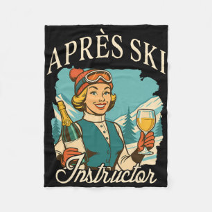 Ski Liefhebber Apres Ski Koningin Ski Trip Apres S Fleece Deken