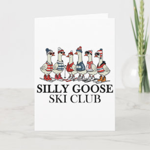Ski Liefhebber, Dwaze Gans Ski Club, Een Koppel Ga Kaart