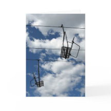 Ski Lift and Sky-vakantiekaart