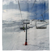 Ski Lift Douchegordijn (Voorkant)
