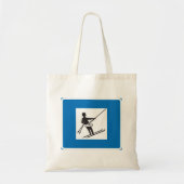 Ski Lift Sign Canvas tas (Voorkant)