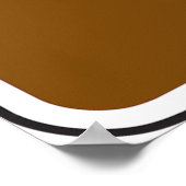 Ski Lift Symbol Rustic Winter Sports Icon Poster (Hoek)