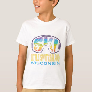 Ski Little Switzerland Wisconsin Skivakantie T-shirt