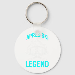 Ski Lover Funny Skier Apres Ski Legend Winter Skii Sleutelhanger