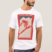  Ski Lynx Quebec Resort Mont Grand-Fonds T-shirt (Voorkant)