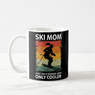 Ski mam als een normale mam. Koffiemok