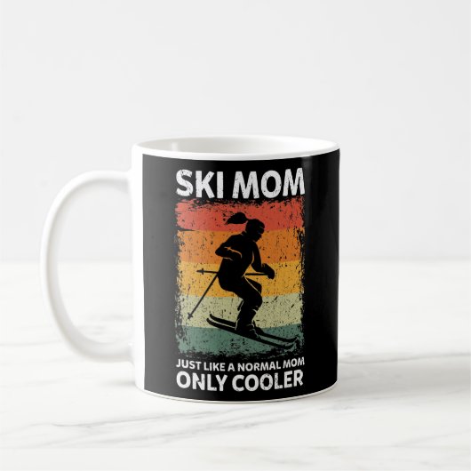 Ski mam als een normale mam. Koffiemok (Links)