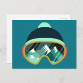 Ski Mask briefkaart (Voorkant / Achterkant)