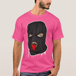 Ski Mask Shoebox Geld Hip Hop Geld Cash Rap T-shirt