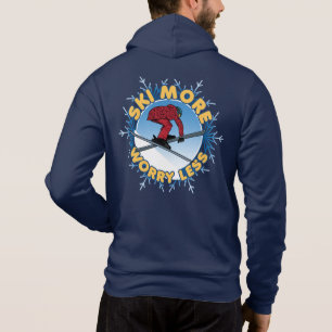 Ski meer zorgen minder Skiofferte Hoodie