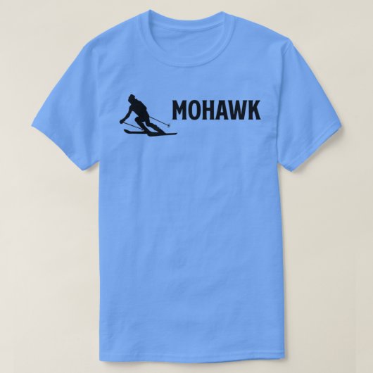 Ski Mohawk Mohawk Mountain Resort CT Skiing T-shirt (Design voorkant)