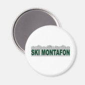 Ski Montafon Magneet (Voorkant / Achterkant)