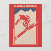  Ski Montana Resort Blacktail Mountain Briefkaart (Voorkant)