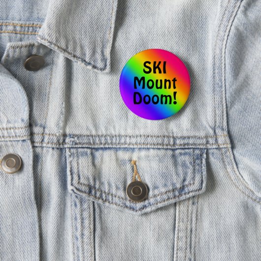 SKI Monteer Doom! Ronde Button 5,7 Cm (In situ)