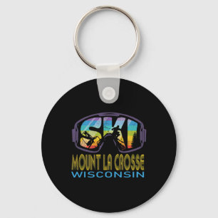 Ski Mount La Crosse Wisconsin Ski Vakantie Sleutelhanger