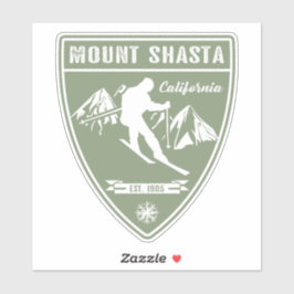 Ski Mount Shasta California Sticker