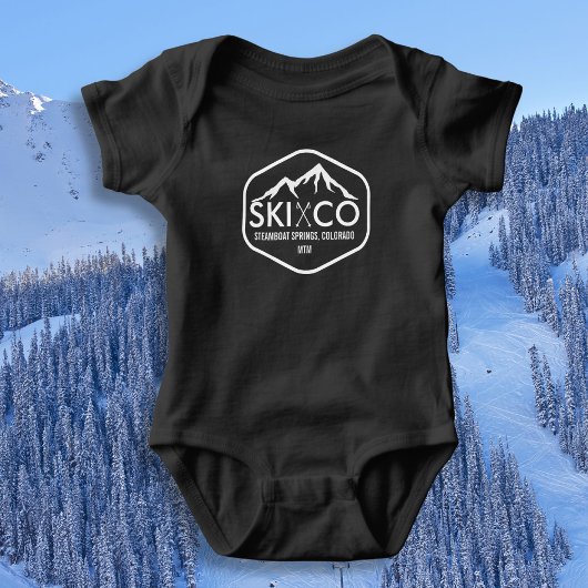  Ski Mountain Steamboat Springs Colorado Romper