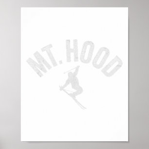 Ski Mt Hood of (oregon) Cool Mount Hood Winter Ski Poster