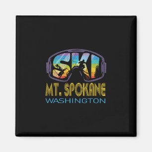 Ski Mt Spokane Washington Skivakantie  Magneet