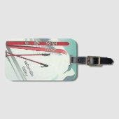 Ski New Hampshire Waterville Valley  Art Bagagelabel (Voorkant (horizontaal))