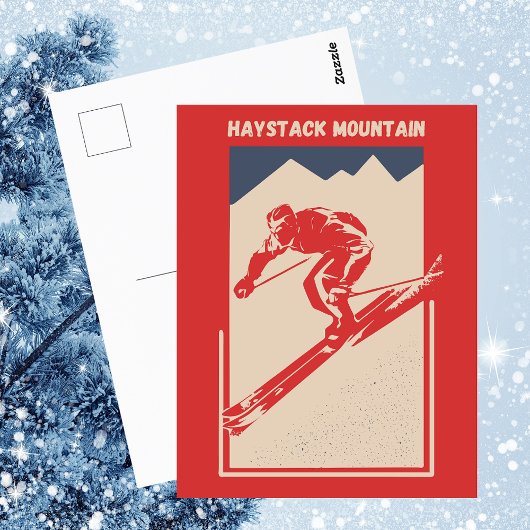  Ski New York Resort Haystack Mountain Briefkaart