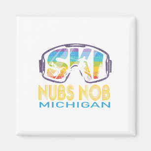 Ski Nubs Nob Michigan Skivakantie  Magneet