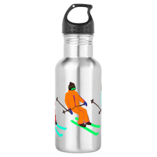 Ski Opening skier Waterfles