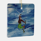 Ski-ornament Keramisch Ornament (Rechts)