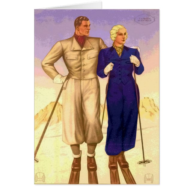  ski paar reis (Voorkant)