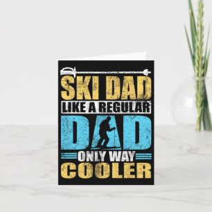 Ski papa als een gewone papa alleen manier koeler  kaart