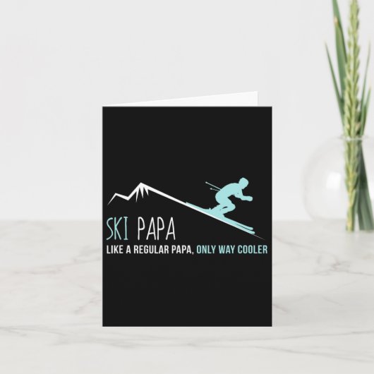 Ski Papa Kaart (Voorkant)